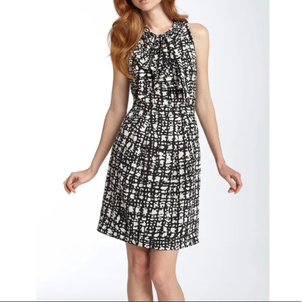 Kate Spade Black and White Patterned Dress - Picture 8 of 8